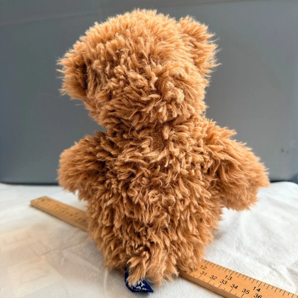 Vermont Teddy Bear Vintage Stuffed Animal Shaggy Plush Brown 12 Inch Hand Made